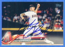 ANTHONY BANDA Signed/Autographed 2018 Topps RC Card #247 Diamondbacks w/COA