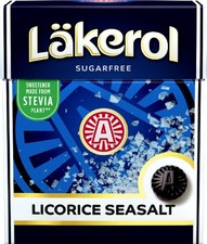 4 Boxes x 25g of L&auml;kerol Licorice Seasalt - Original - Swedish - Sugar Free