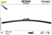 Wischblatt Scheibenwischer Canopy Valeo 583945 FüR Mercedes Klasse Sports Tourer