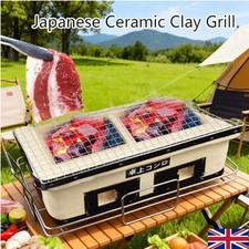 Portable Japanese BBQ Grill for Yakitori&Hibachi w/Adjustable Vent,Camping Use