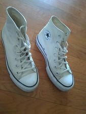 Converse All Star Lift Platform High Top Sneakers Women Size 8 White Size 8