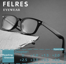 Men Women Oval Anti Blue Light Reading Glasses Clear Lens Presbyopic Readers Hot