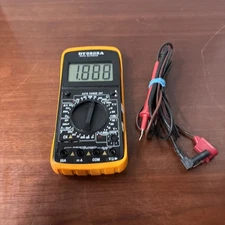 DT9205A, Digital Multimeter, 1999 Counts, AC Voltage, Current Tester, Tools