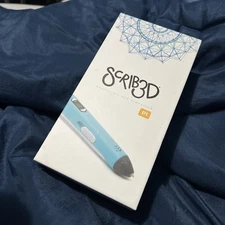 SCRIB3D P1 3D Printing Pen with Display - Includes 3D Pen, 3 Starter Colors of P