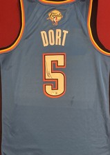 Luguentz Dort Signed Autographed Oklahoma City Thunder Finals Jersey Beckett COA