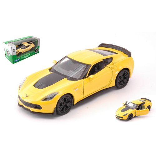 Chevrolet Corvette Z06 2017 Scala 1:34-39 Cm 11 Welly Auto Stradali -D- Neues Mo-image