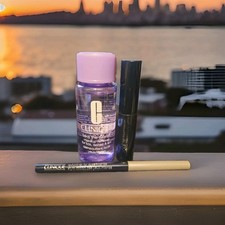 Clinique-EYE MAKEUP SET-EYELINER 01 INTENSE BLK-MASCARA 01 BLK-MAKEUP REMOVER