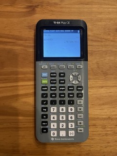 Texas Instruments TI 84 Plus CE Graphing Calculator Gray