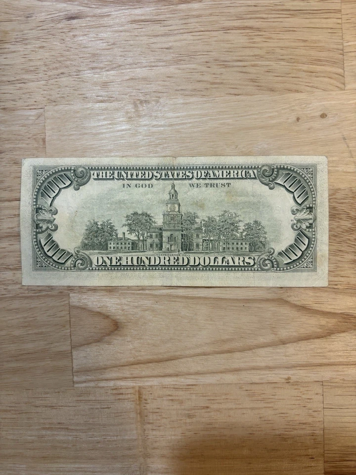 Old 100 Dollar Bill (1981) - Image 2 of 2