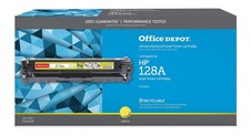 New Office Depot Reman Toner Cartridge Replaces HP 128, Yellow