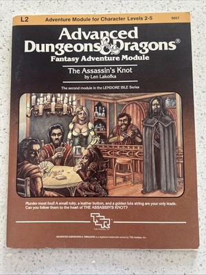 1983 Dungeons & Dragons Advanced Fantasy Adventure Module The Assassins Knot