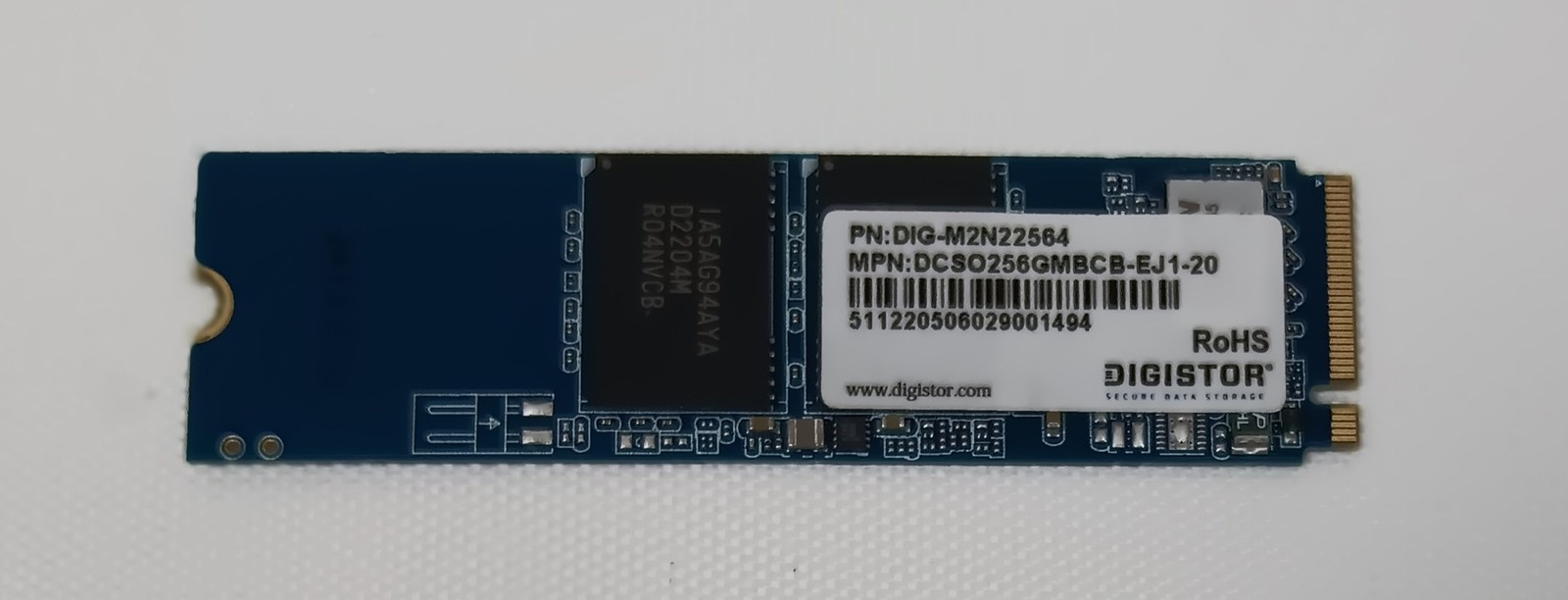 Твердотельный накопитель Dell W6T6M (Digistor DIG-M2N22564) емкостью 256 ГБ