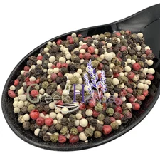 Whole Mixed Peppercorns 20g - 1.9kg - Piper Nigrum