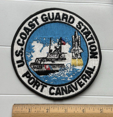 USCGS US Coast Guard Station Port Canaveral Florida 5  Round Embroidered Patch