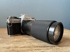 CANON AT1 35mm Vintage Camera with Lens UNTESTED