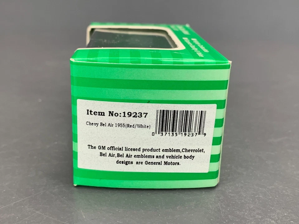 1:87 Diecast Model Power 1955 Chevy Bel Air, Red/White NIB! HO7187 - Image 2 of 4