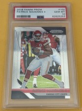 2018 Panini Prizm Patrick Mahomes II #102 ( PSA 10 ) 2nd Year !