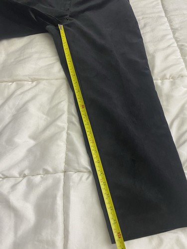 Loft Curvy Size 10P Riviera Slim Black Velvet Pants Ankle Straight Leg Festival - Picture 5 of 13