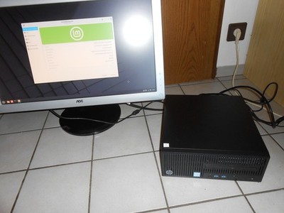 HP 280 G2 SFF i3-6100 3,7GHz 8GB RAM 500GB Festplatte Linux Mint Mini PC #1