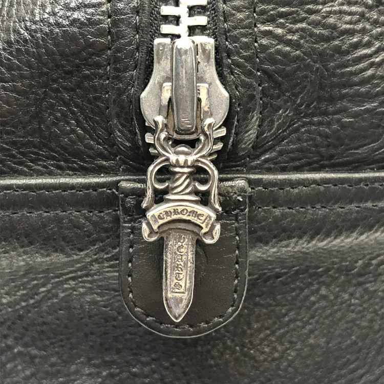 Chrome Hearts M MD Cemetery Cross Patch m Bag Handbag Medium V925 Sier Leather r thumbnail 14