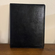 At A Glance Junior Portfolio Folder Business A5 Organizer Black 12X10