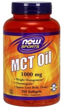 NOW Foods MCT Oil, 1000mg - 150 softgels (132,67 EUR/kg)