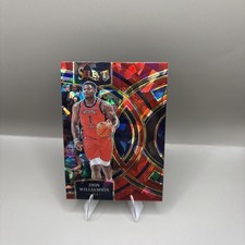 2023-24 Panini Select Zion Williamson #165 Red Cracked Ice Prizms