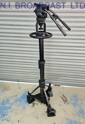 Libec P110 Compact schmaler Standfuß mit DL-10RB Dolly + RHP75 Stativkopf (17kg