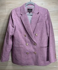 J.Crew Bristol Blazer in Lilac Herringbone Wool Double-Breasted Jacket 8