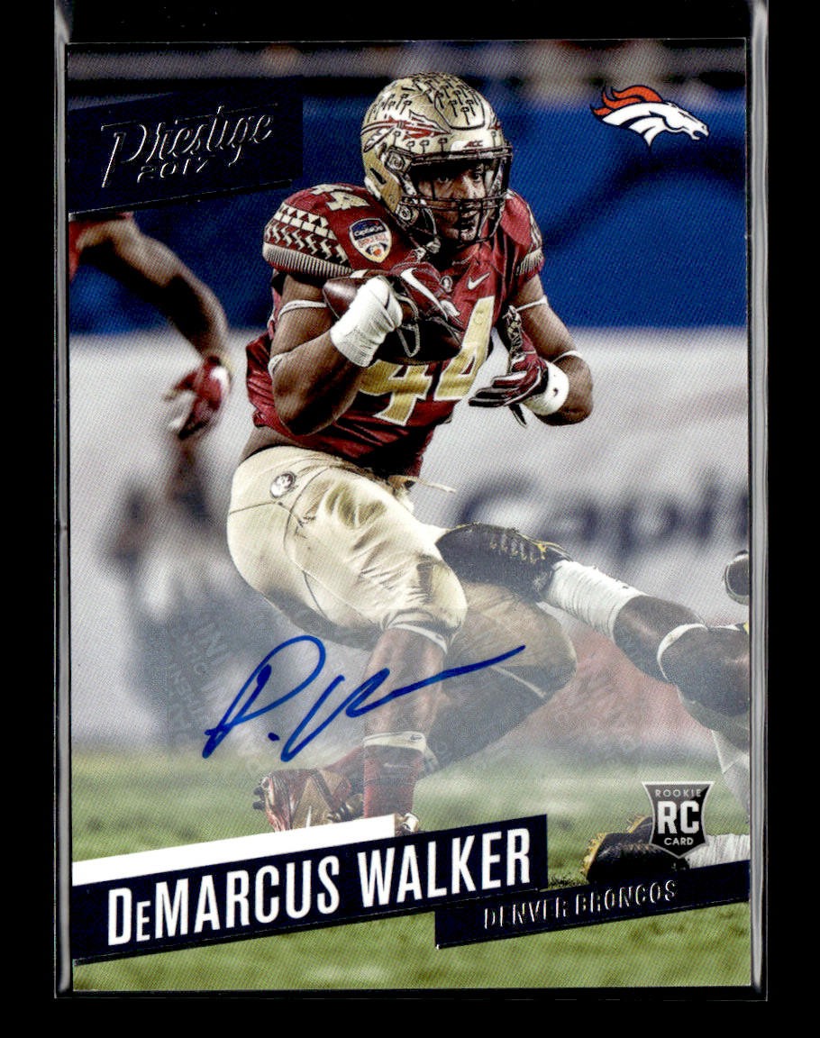 2017 Panini Prestige #282 DeMarcus Walker Rookie Signatures