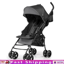 Lightweight Umbrella Stroller Compact Fold 5-Point Harness Storage Basket Travel