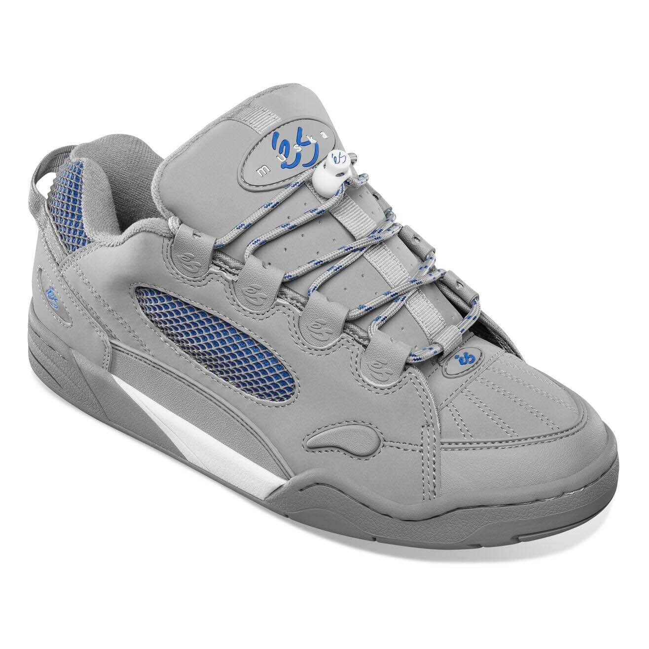 ES SKATEBOARDING CHAD MUSKA SHOES - Grey /Blue Sz 10 ! RARE limited edition LE image 2