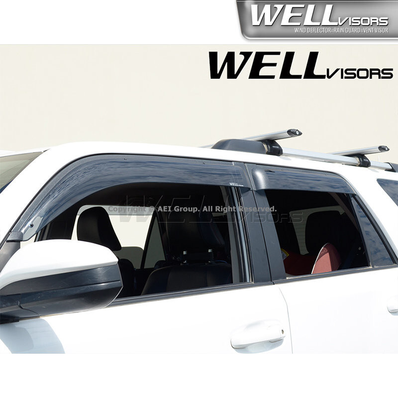 WELLvisors For Toyota 4Runner 96-02 Side Clip On Window Visors