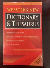 Webster s new dictionary thesaurus
