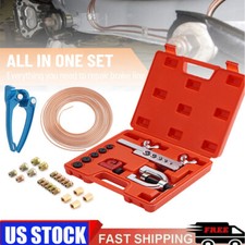25ft 316 Copper Pipe Flaring Tool Tube Bender Brake Line Pipe Repair Kit Usa 25ft 316 Copper Pipe Flaring Tool Tube Bender Brake Line Pipe Repair Kit Usa