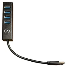 Blucoil 4 Port USB Type A 3.0 Hub