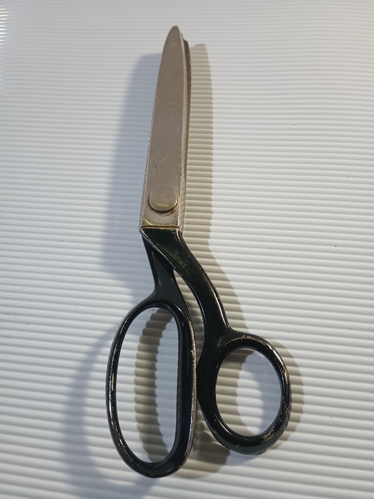 Left Handed Wiss Pinking Shears Scissors Sewing C B 9 CB9 USA Vintage