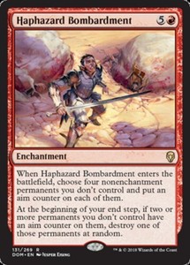 Haphazard Bombardment - Foil x1 - Dominaria - NM-Mint, English - Dominaria