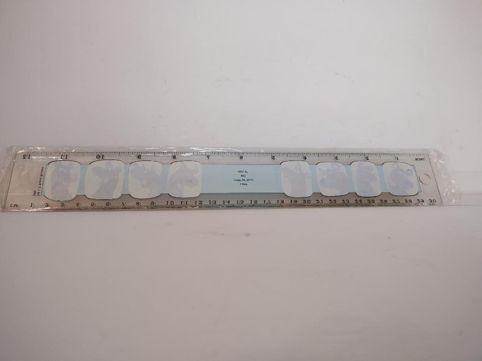 Scooby-Doo plastic ruler NEW vintage inches and centimeters multiple ...