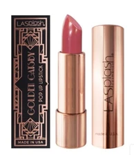 LA SPLASH  GOLDEN GATSBY POP UP LIPSTICK ROSE