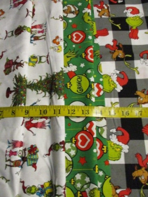 How The Grinch Stole Christmas 4 Remnant Pieces 2.77 Yards Total