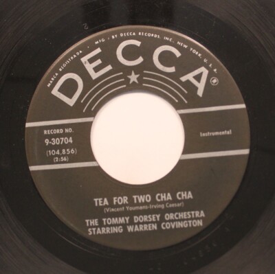 Jazz 45 Tea For Two Cha Cha - 9-30704 / 9-30704 On Decca