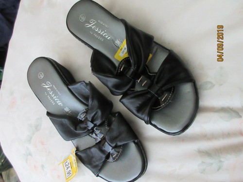 PAVERS JESSICA BLACK WEDGE SANDALS Sz 5 BRAND NEW £44.99 Now £24.99 REDUCED  | eBay