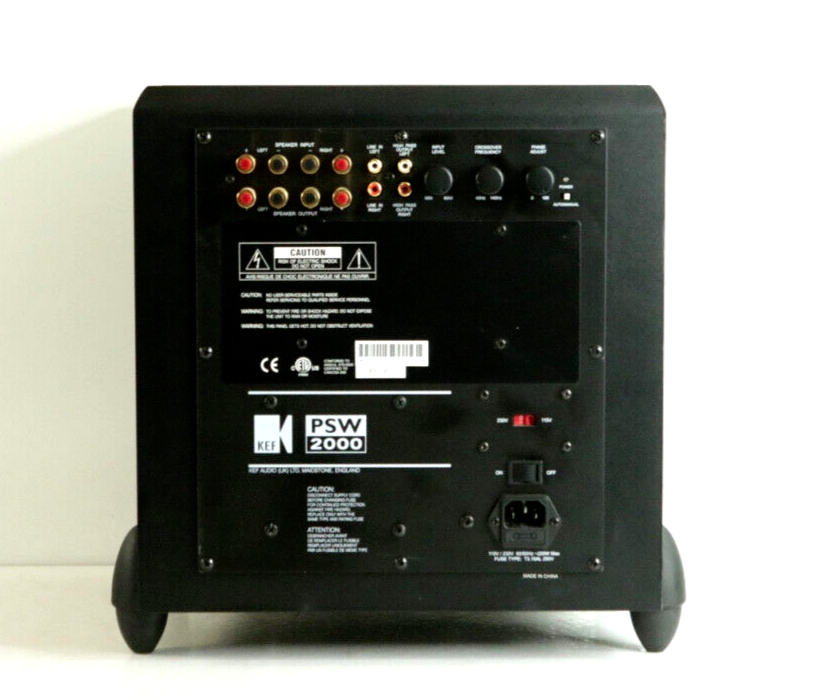 NON WORKING KEF PSW2000 Powered Subwoofer (Bad Amp) k463 eBay