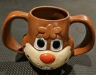 Vtg Nestle Quik Rabbit Bunny Cup Mug Nesquik Chocolate Milk Ear Handles 12 oz — photo 1