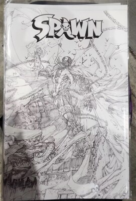 Spawn #360 MEGACON EXCLUSIVE BRETT BOOTH SKETCH VARIANT IMAGE 2025 MCFARLANE