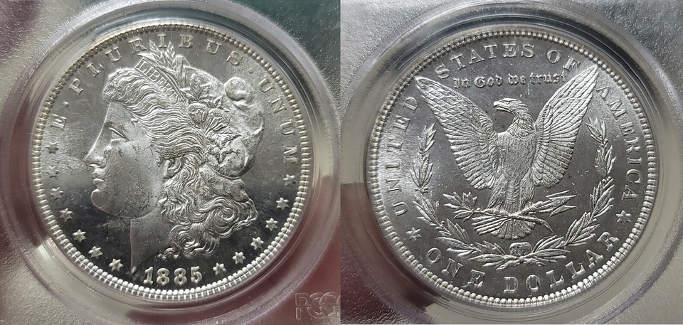 1885 $1 MS65DMPL PCGS