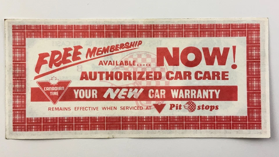 Canadian Tire Banknote 20 Cents 2 Overprint 1 Free Membership Helmet CC322 - Image 4 of 4