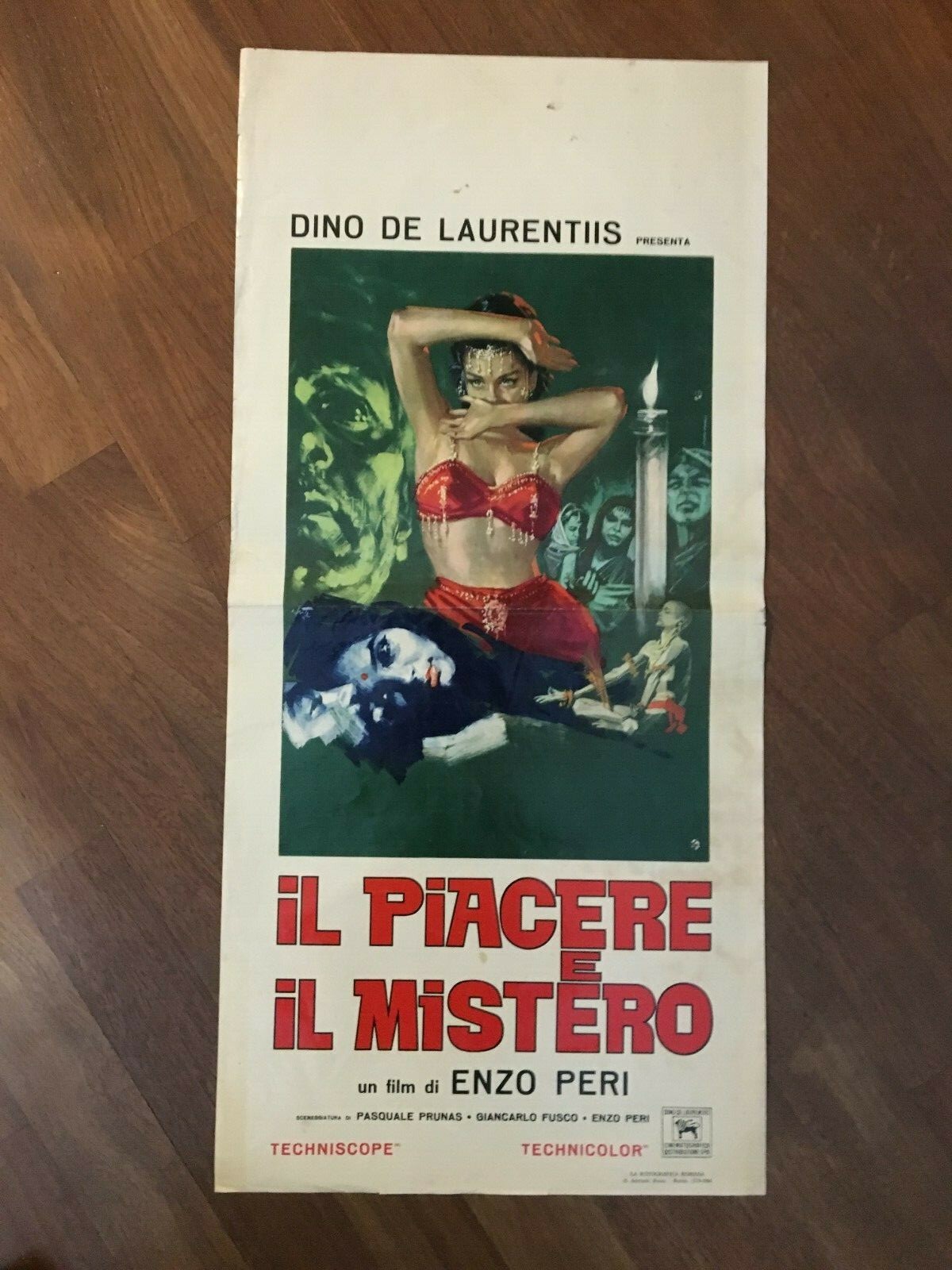 Locandina originale film Il piacere e il mistero (1964) - Regia di Enzo Peri