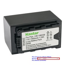 Kastar Replacement Battery Pack for Panasonic VW-VBD29 VW-VBD58 VW-VBD58E-K